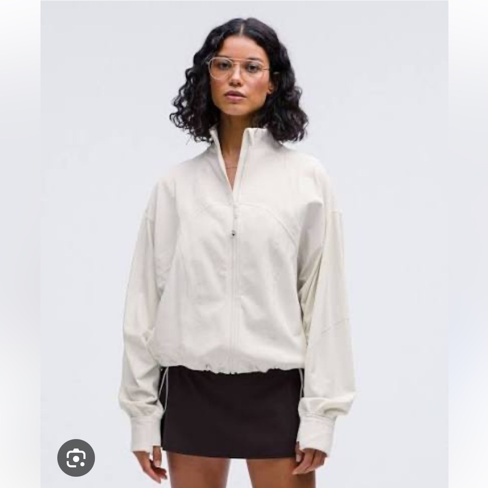 Lululemon Define Relaxed Fit Jacket * Luon in Bone Zip-Front Women's Jacket
